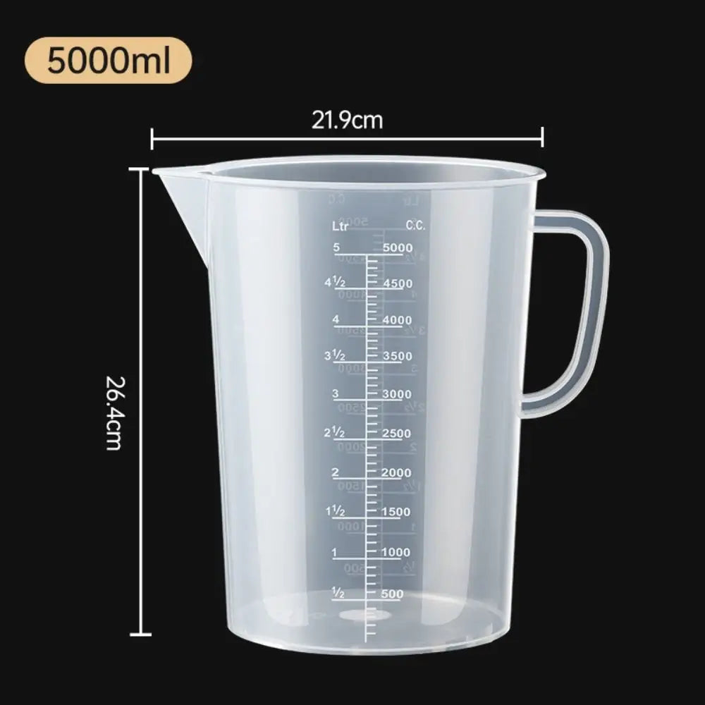 Clear Plastic Graduated Measuring Cup – Multiple Sizes with Lid Option