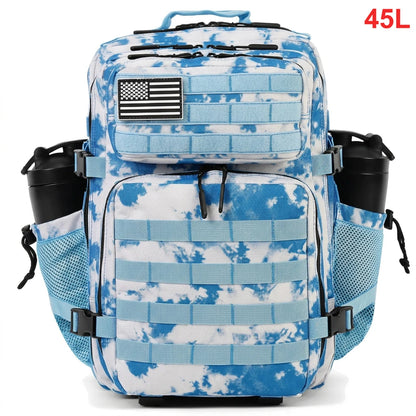 45L Tactical Backpack – Waterproof MOLLE Gym & Hiking Bag