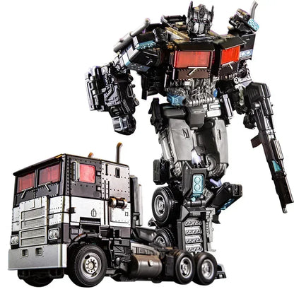 Transformable Robot Car Toy – Alloy Die-Cast Action Figure for Kids