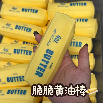 Crunchy Butter Stick Squishy Fidget Toy – ASMR Stress Relief