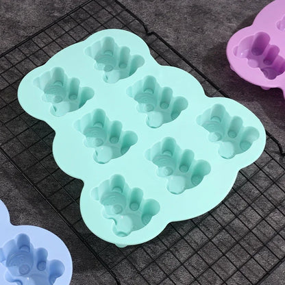 3D Bear & Cat Claw Silicone Mold – Chocolate, Candy & Fondant Baking Mould