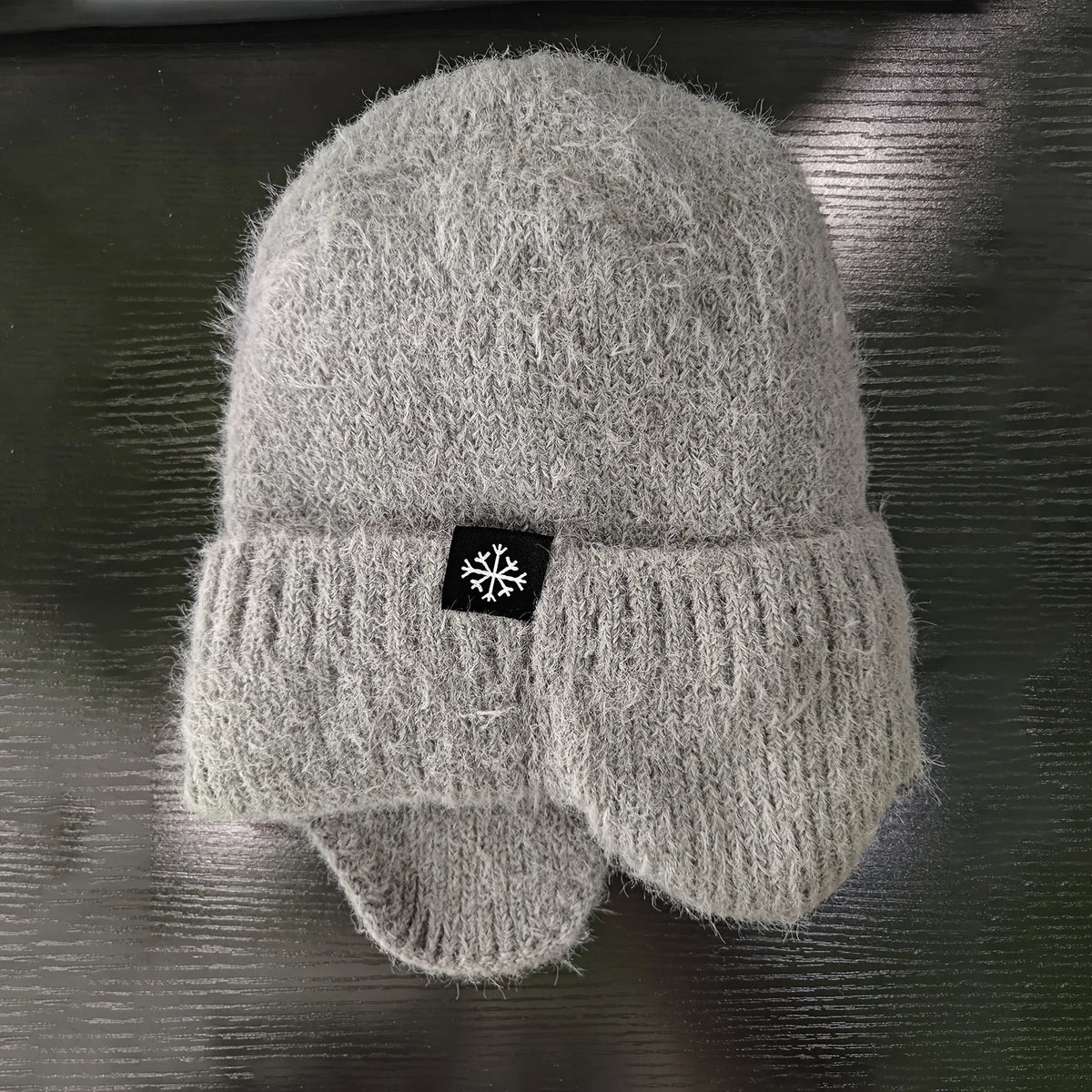 Earflap Beanie Hat – Women's Faux Fur Knit Winter Cap