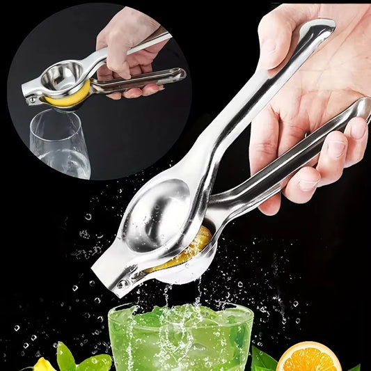 Stainless Steel Lemon Squeezer – Manual Citrus Juicer Press