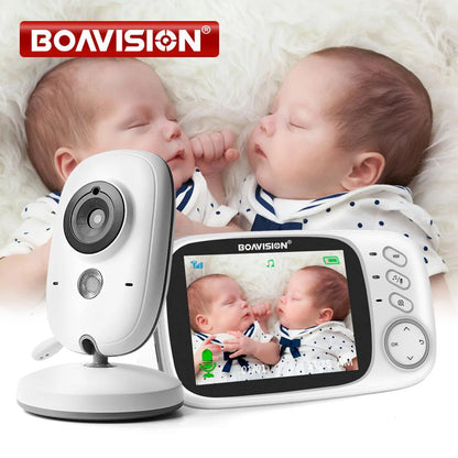 BOAVision VB603 Video Baby Monitor – 3.2" LCD, 2.4GHz Wireless, Night Vision