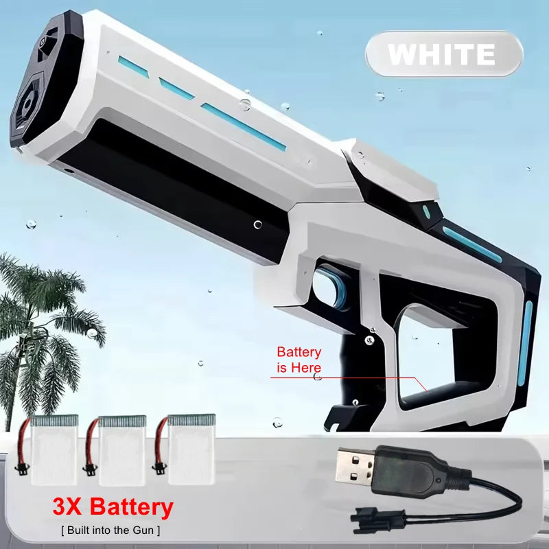Electric Water Gun for Adults – Powerful Automatic Squirt Blaster