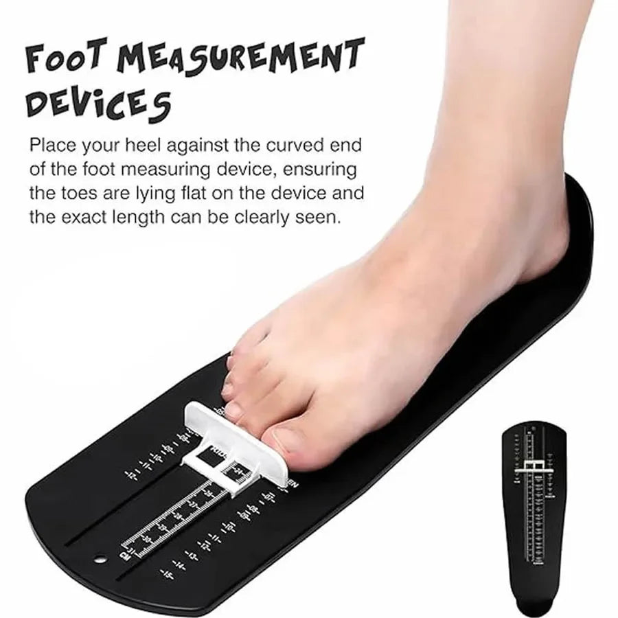 Foot Measuring Ruler – US Shoe Size Gauge for Men, Women & Kids
