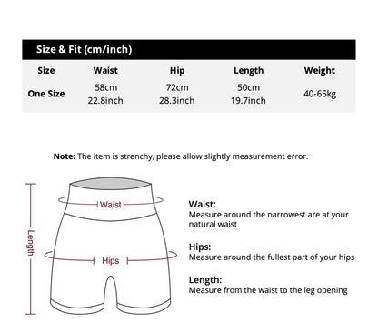 Women's Seamless Yoga Shorts – High Waist Tummy Control