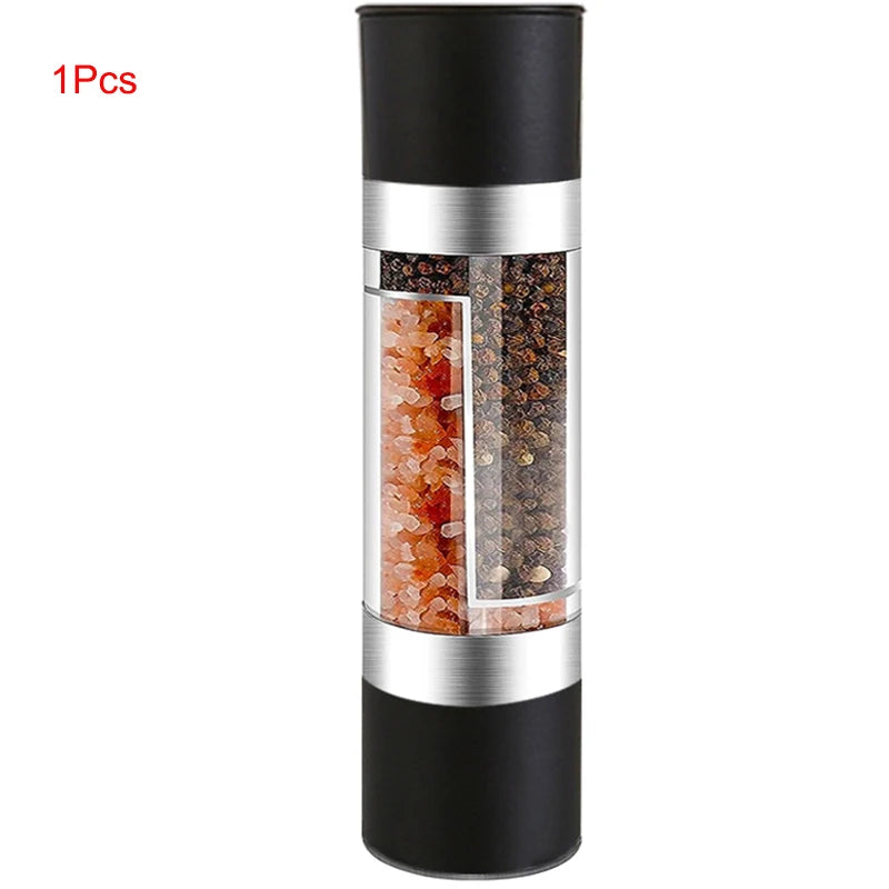 2-in-1 Salt & Pepper Grinder – Manual Stainless Steel Spice Mill