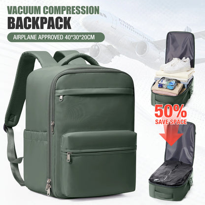 Vacuum Compression Cabin Backpack 40x30x20 with Laptop Sleeve