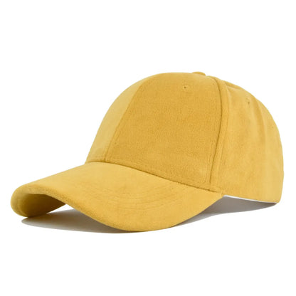 Unisex Adjustable Baseball Cap – Solid Retro Snapback Hat for Men & Women