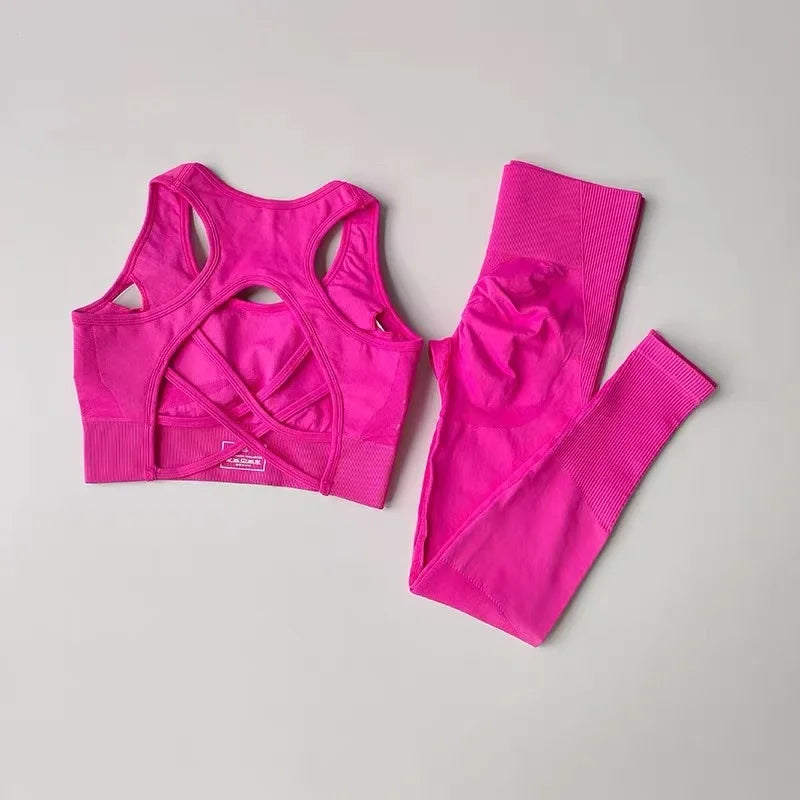 Women's 2-Piece Sports Bra & Leggings Yoga Set
