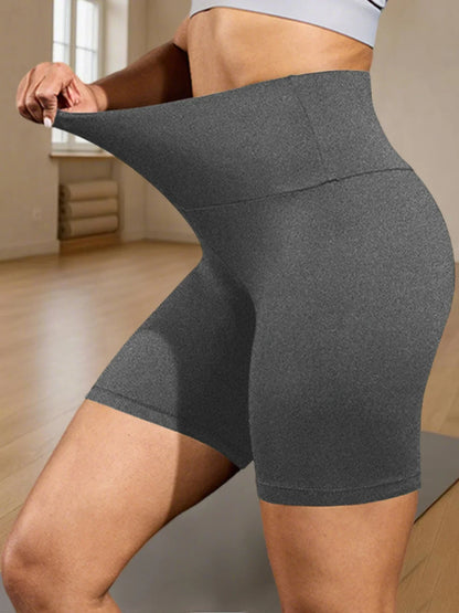 High-Waist Biker Shorts for Women - Tummy Control