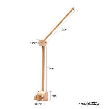 Wooden Baby Mobile Arm Bracket for Crib – Newborn Hanging Toy Holder