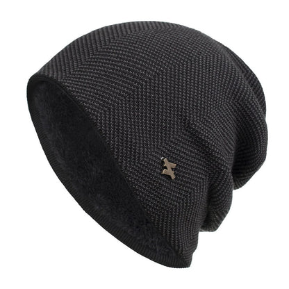 Fleece-Lined Winter Knit Beanie – Unisex Thermal Snow Cap