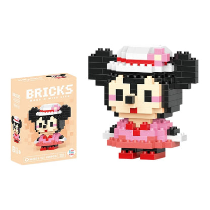 Cute Cartoon Mini Building Blocks Set – Disney & Sanrio Character Bricks
