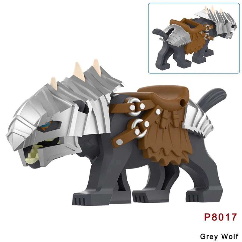 Animal Building Block Mini Figures – MOC Zoo & Farm Creatures Set for Kids