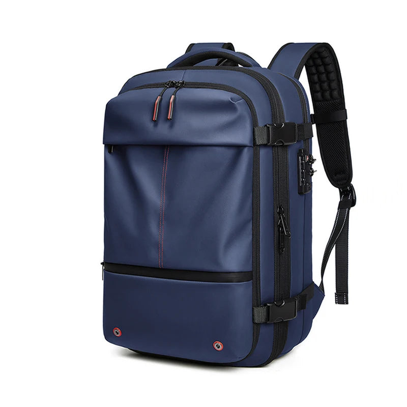 17-Inch Laptop Backpack for Men – Expandable Travel & Business Bag