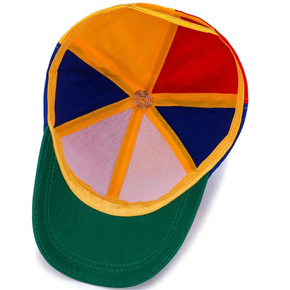 Propeller Baseball Cap – Funny Rainbow Snapback Hat with Spinning Dragonfly
