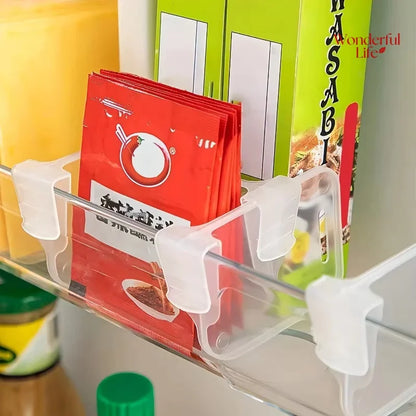 Fridge Divider Organizer Adjustable Refrigerator Shelf Separator (6 or 8 Pcs)