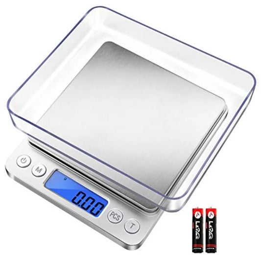Digital Gram Scale – Stainless Steel Kitchen & Jewelry Scale