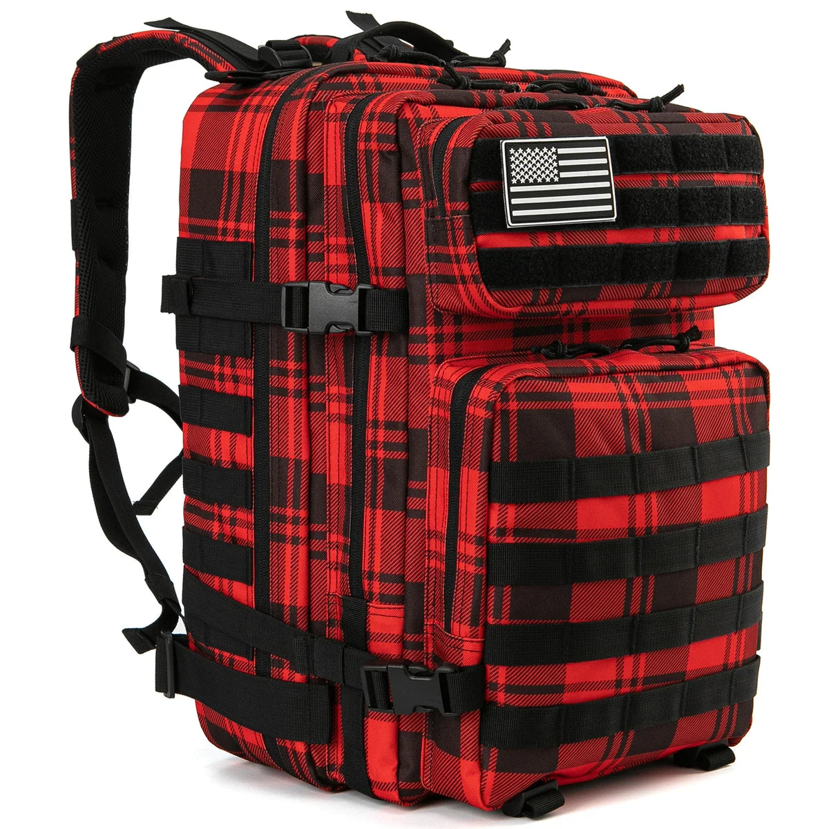 45L Tactical Backpack MOLLE Military Assault Pack for Hiking & Camping