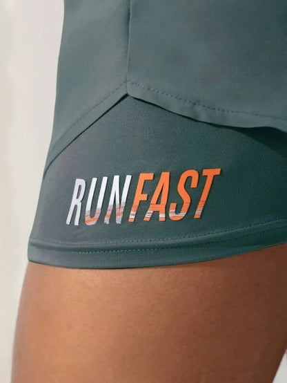 2-in-1 Running Shorts Women – High Waist with Built-In Liner