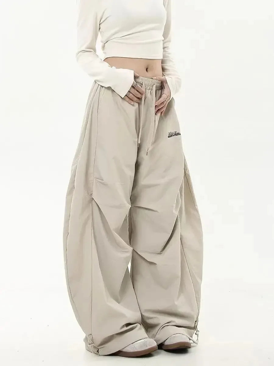 Parachute Pants Women – Y2K Baggy Wide Leg Joggers