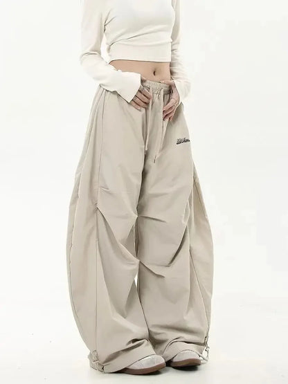 Parachute Pants Women – Y2K Baggy Wide Leg Joggers