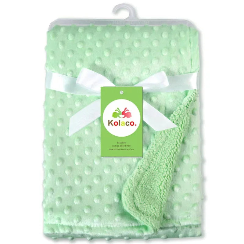Baby Fleece Blanket – Soft Thermal Swaddle for Newborns