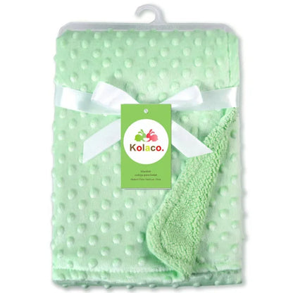 Baby Fleece Blanket – Soft Thermal Swaddle for Newborns