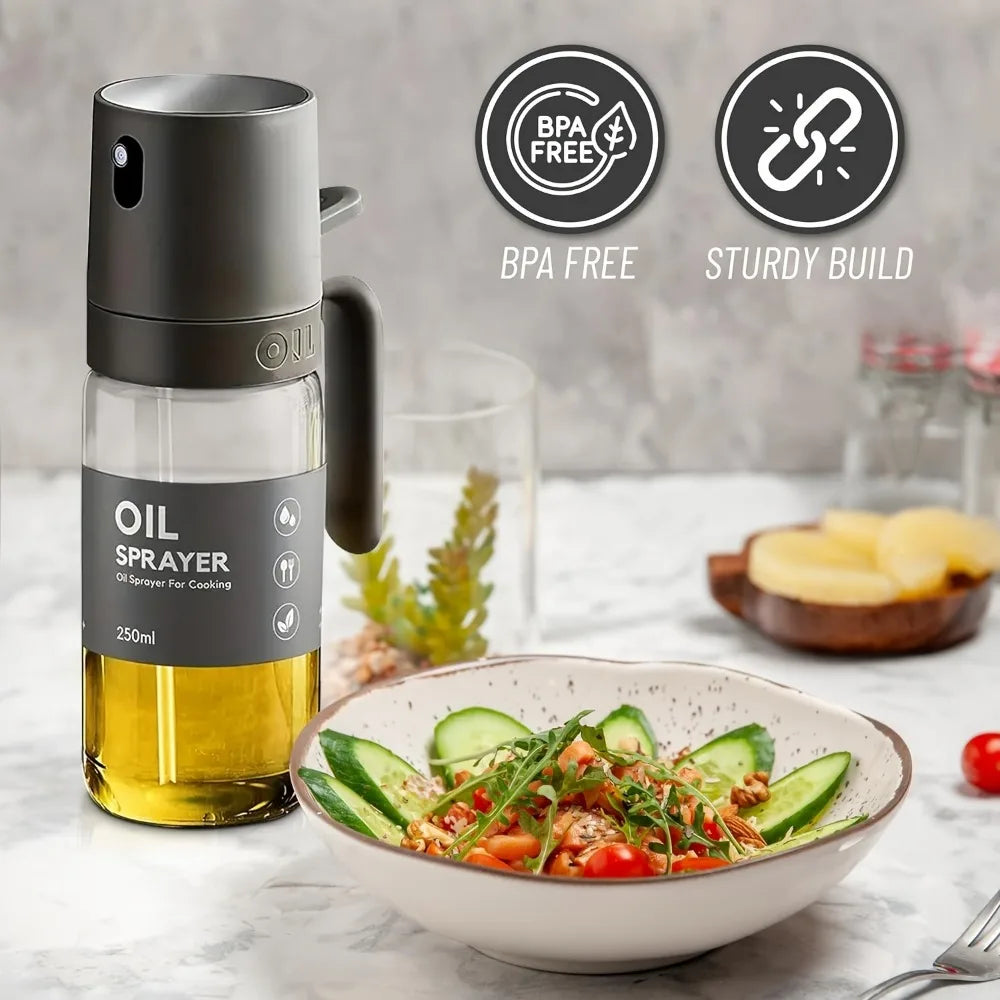 Oil Sprayer for Cooking – 250ml Borosilicate Glass Mister