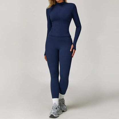 Women's Yoga Set 2-3 Piece Workout Tracksuit with Sports Bra