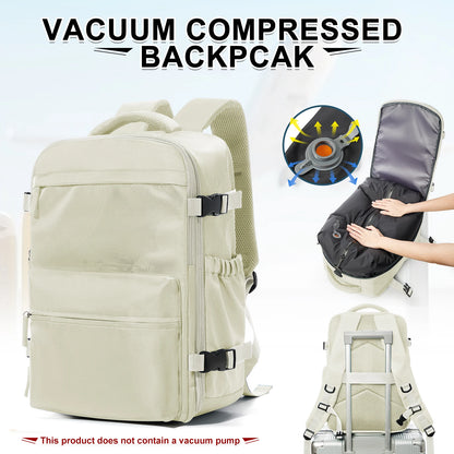 Travel Backpack with Vacuum Compression Pump – Cabin Approved