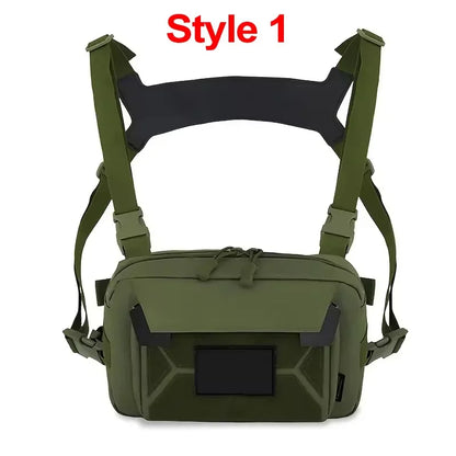 Tactical Chest Rig Bag – Outdoor Vest Pouch for Hiking & Camping