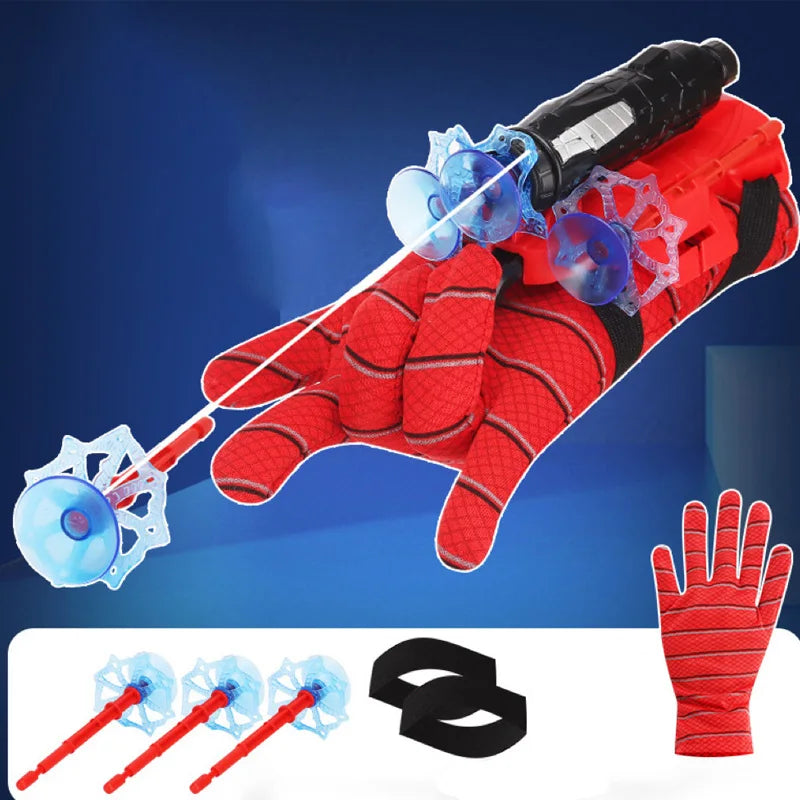 Spider-Man Web Shooter Glove Launcher Toy – Superhero Cosplay Set