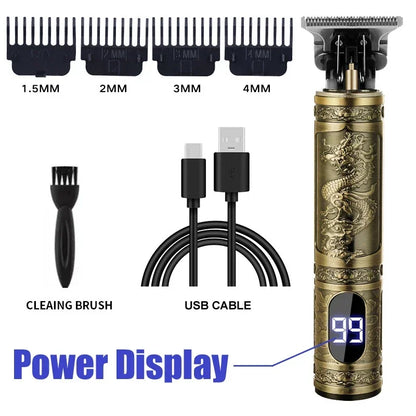T9 Hair Clipper & Beard Trimmer for Men – USB Rechargeable Barber Trimmer