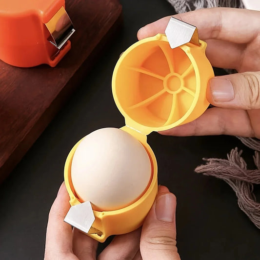 Egg Cracker & Opener Tool – Quick One-Hand Kitchen Gadget