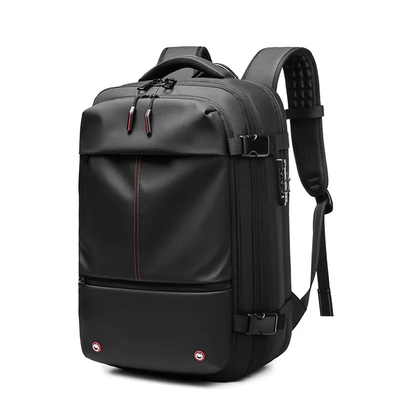 17-Inch Laptop Backpack for Men – Expandable Travel & Business Bag