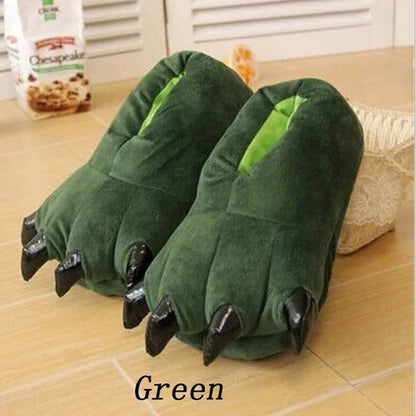 Animal Paw Slippers Funny Novelty Indoor Shoes for Women Men Kids