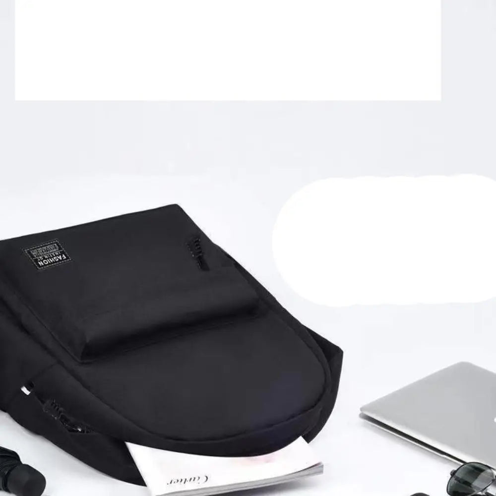 Minimalist Canvas Backpack for Men – Laptop School Travel Bag