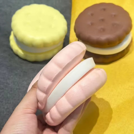 Squishy Cookie Squeeze Toy – Slow Rising Stress Relief Fidget