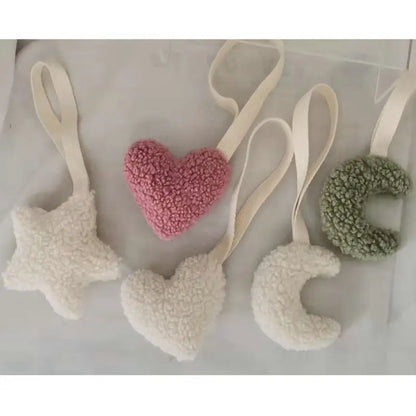 Baby Pacifier Clip – Sherpa Star & Moon Soother Holder