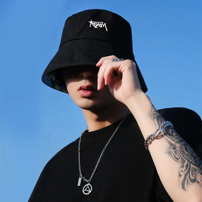 Reversible Graffiti Bucket Hat – Hip Hop Style for Men & Women