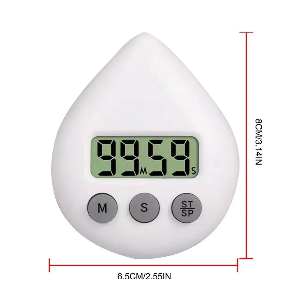 Waterproof Digital Timer Clock – Magnetic Teardrop Countdown