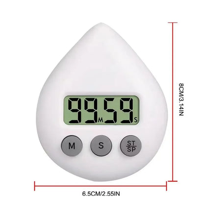 Waterproof Digital Timer Clock – Magnetic Teardrop Countdown