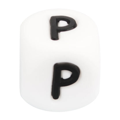 Silicone Alphabet Letter Beads 12mm – 40pcs Food Grade Teething