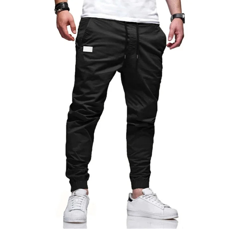 Men's Cargo Jogger Pants – Loose Straight Fit Sweatpants