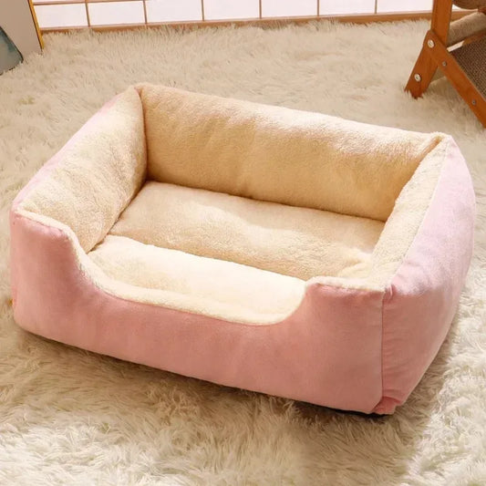 Plush Pet Bed – Warm Cushion for Dogs & Cats
