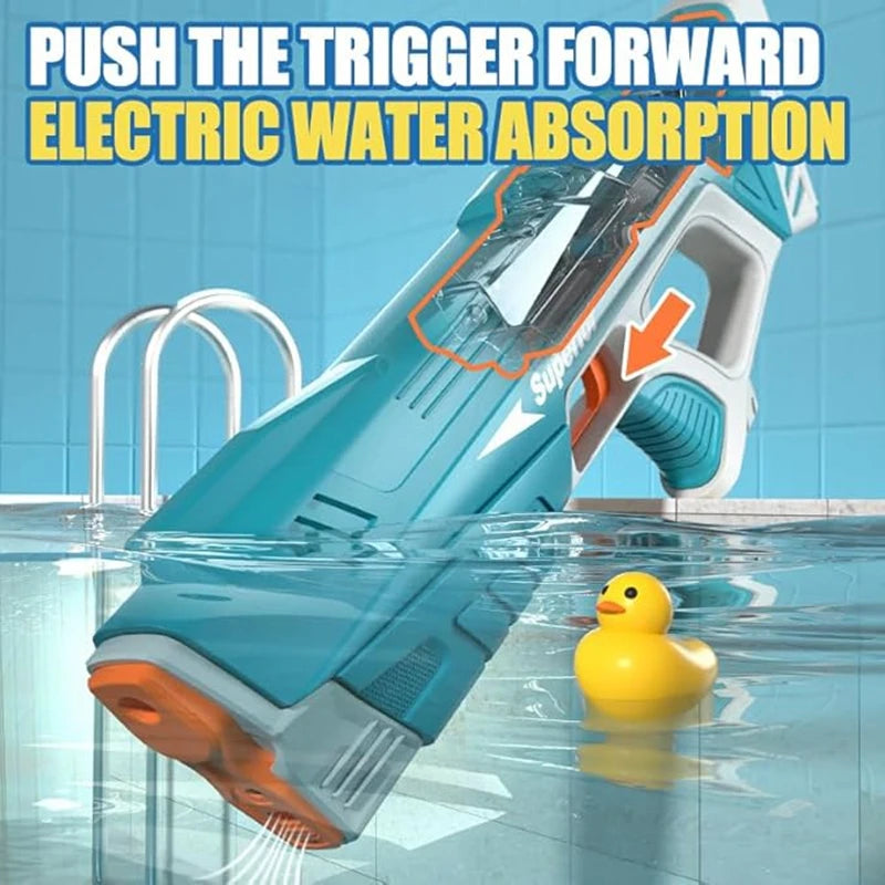 Electric Water Gun Toy 43cm – Auto Squirt Blaster for Kids & Adults