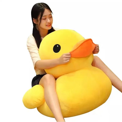 Yellow Duck Plush Toy – Kawaii Soft Stuffed Animal for Kids